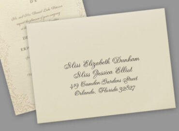 Select your desired quantity, customize your envelope online, and complete your order. Email us your guest addressing list file, and we'll create a layout for your approval. Upon receiving the layout, carefully review it and make any necessary changes or corrections.