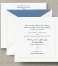 White Beaded Border Large Square – Wedding Invitation – Custom Wedding ...