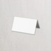 Pearl White Platinum Bordered Bulk Place Card