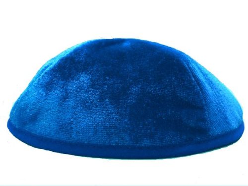 Blue Velvet Kippah