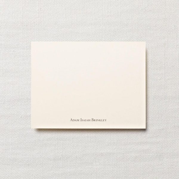 Ecruwhite Tiverton Correspondence Card