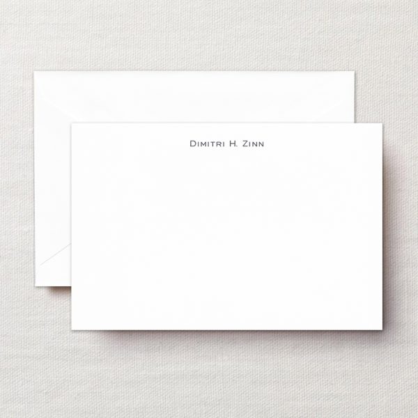 Fluorescent White Kent Correspondence Card