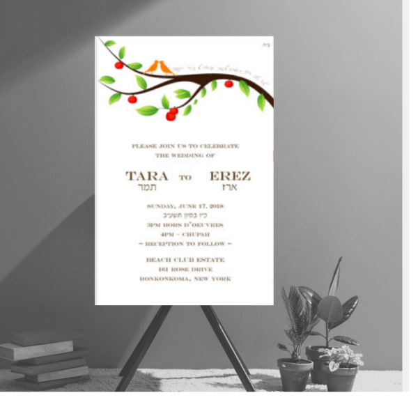 Love Birds – Wedding Invitation