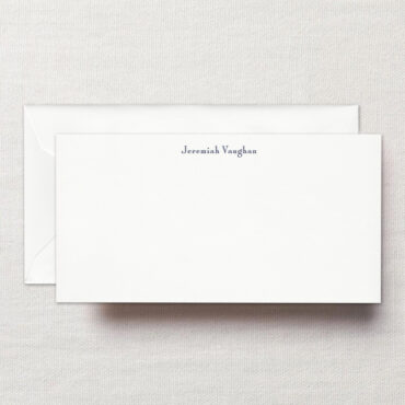 Pearl White Monarch Correspondence Card