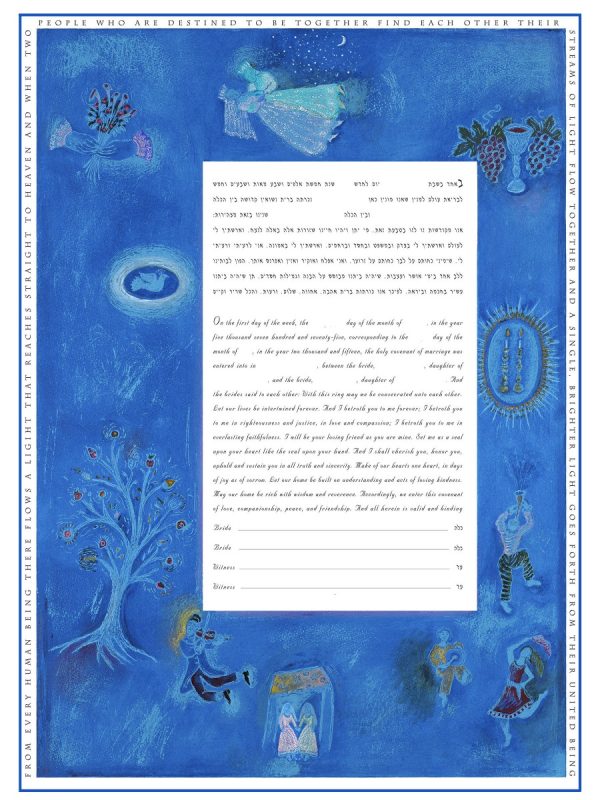 2-gether Ethernity Chagall Female - Ketubah