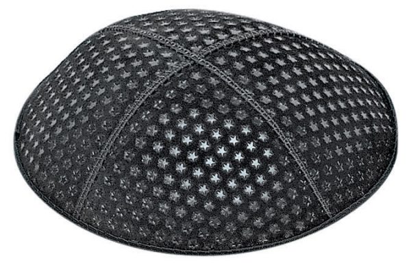 Our embossed foil kippah, meticulously crafted from luxurious suede, showcases a refined 4-panel design and stands at an elegant 3" high. The foil embossing can be rendered in various exquisite colors. The price includes a custom plate and design, along with a selection of sophisticated fonts at no extra charge. For those desiring a bespoke creation, both the foil and kippah color can be personalized for an additional fee.