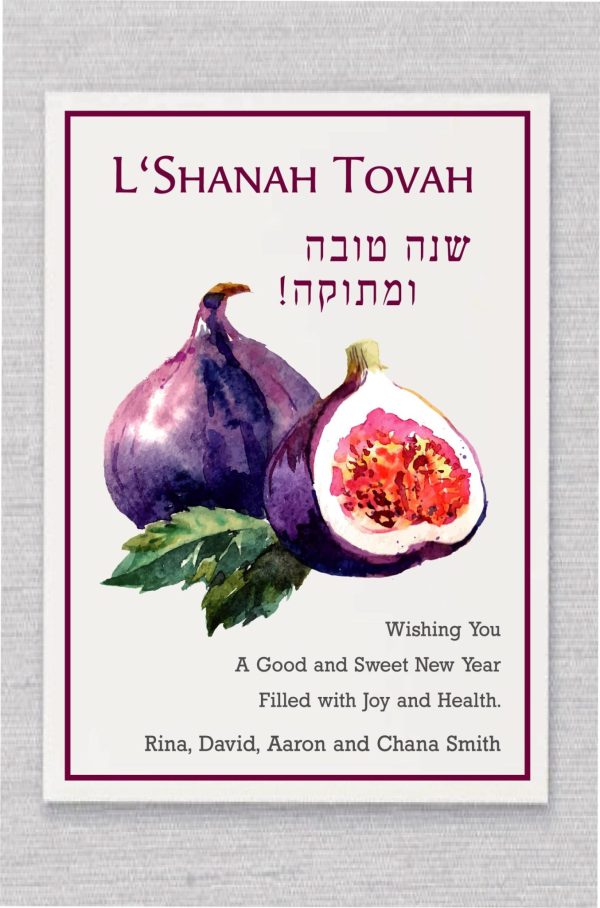A Fruitful Wishes Rosh Hashanah Cards