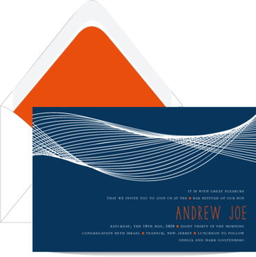 Flux - Bar Mitzvah Invitation