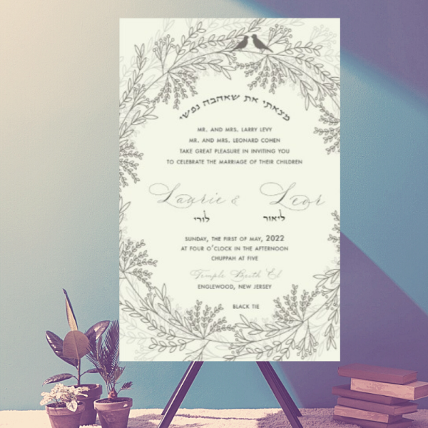 Fall in love Wedding Invitation