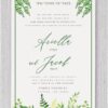 Introducing our Laurel Branches - Jewish Wedding Invitations, a perfect blend of timeless charm and modern grace. Delicately crafted watercolors showcase a variety of laurel greenery branches at the top and bottom, creating a stunning cascade of leaves. The heartfelt verse, 'I have found the one whom my soul loves,' in both Hebrew and English adds profound sentiment. The names of the bride and groom, elegantly presented in both languages, turn the invitation into a masterpiece of style and sophistication.