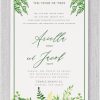 Introducing our Laurel Branches - Jewish Wedding Invitations, a perfect blend of timeless charm and modern grace. Delicately crafted watercolors showcase a variety of laurel greenery branches at the top and bottom, creating a stunning cascade of leaves. The heartfelt verse, 'I have found the one whom my soul loves,' in both Hebrew and English adds profound sentiment. The names of the bride and groom, elegantly presented in both languages, turn the invitation into a masterpiece of style and sophistication.
