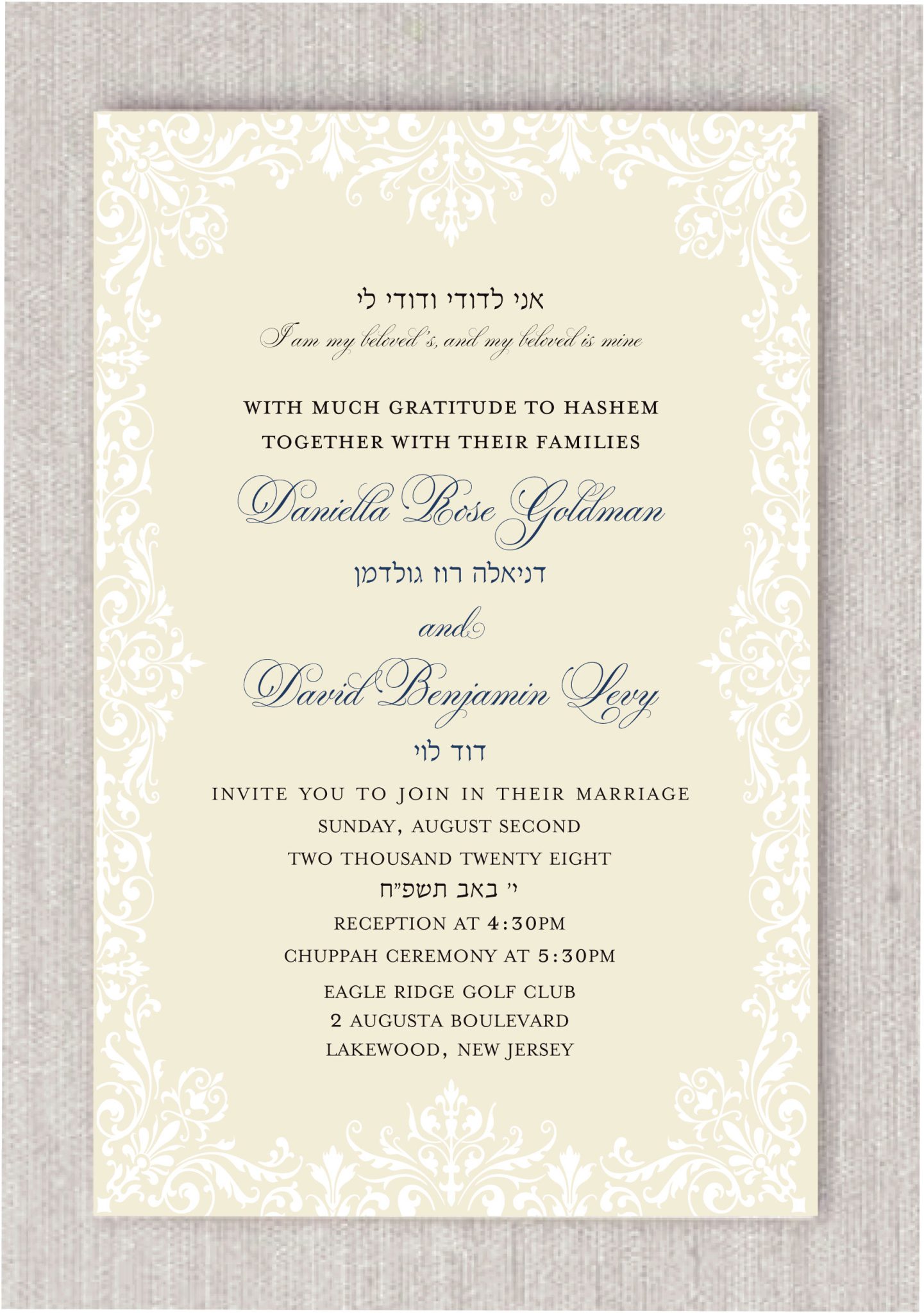 Product Details Dimensions: 5.5″ x 8.5″ Card Type of Printing: Digital Price Includes: Printed card with blank envelopes