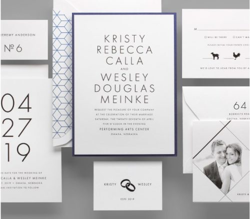 Cosmopolitan Wedding Invitation