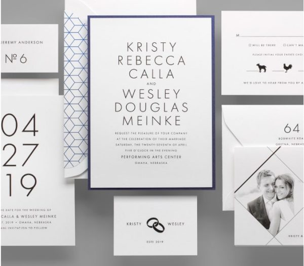 Cosmopolitan Wedding Invitation