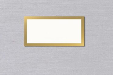 Gold Bordered Place Cards | 25 Cards