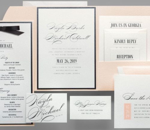 Modern Grace Wedding Invitation Cohen Printing