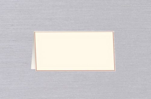 Rose Gold Bordered Place Card | 25 Cards