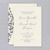 Branson Ecru Elegant Wedding Invitation