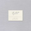 Branson ecru rsvp card
