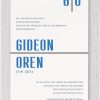 This striking design combines deep tradition with a modern aesthetic to create a memorable first impression for a milestone event. The Among the Blue and Lapis Bar Mitzvah Invitations feature a bold two toned layout that provides a high impact look for any celebration. The centerpiece of this invitation is the custom name display, which pairs large modern block lettering with classic Hebrew script for a timeless feel. Each invitation is meticulously formatted to include the Hebrew name directly beneath the English for a personalized and culturally significant touch.