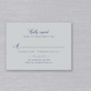 Grey Fog Elegant Place Card