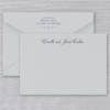 Grey Fog Elegant Thank You card