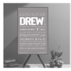 Modern Bar Mitzvah Invitation with Gray and White