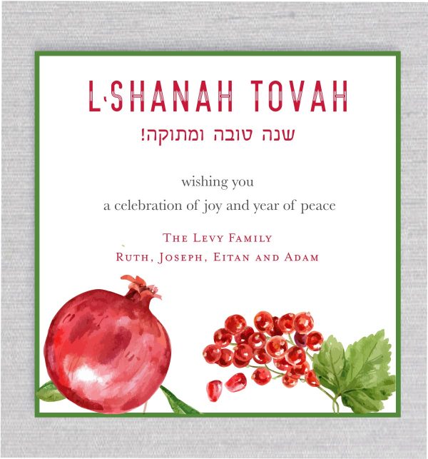 Seeds of Sweetness Rosh Hashanah Cards