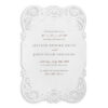 Elegant embossing and laser cut perfection create a gorgeous wedding invitation that will take your breath away!