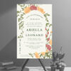 Bloom under the Chuppah Jewish Wedding Invitation