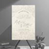 Give your wedding the regal introduction it deserves with this luminous Flourish Pearl Foil Jewish Wedding Invitations featuring pearl foil flourishes around the wording.