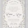 Simple but Elegant Golden Tree of Life Jewish Wedding Invitations feature a simple but elegant golden tree of life surrounding your wedding details. Display your names in a fancy elegant type Guests will admire your elegant style.