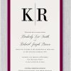 The cranberry wine-bordered card is a steadfast favorite in our collection. Here, we gave it the 