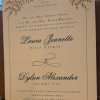 Our stunning Chuppah Jewish wedding invitation is truly one of a kind. Unique and distinct, it features a Chuppah adorned with golden leaves. At the top, the beautiful verse