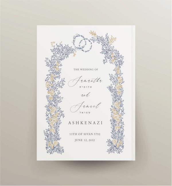 Yedid Nefesh: The Complete Shabbat Bencher is an expanded 144-page edition measuring 5.5″ x 7.5″, designed for durability and ease of use at any Shabbat table. This elegant Jewish prayer book features large, clear text with line-by-line English translation and transliteration for Birkat Hamazon, Sheva Brachot, Brit Milah, and Shabbat zemirot. Perfect as a custom simcha keepsake, this comprehensive bencher ensures every guest can follow along and participate in the blessings and songs.