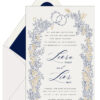 Beloved Golden Chuppah Roses Jewish Wedding Invitations is a steadfast favorite in our Jewish wedding collection. Here, we gave it the 