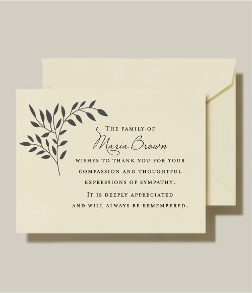 Willow Sympathy Cards
