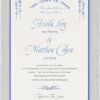 This invitation is Leafy Delight – Jewish Wedding Invitations! Leafy Delight – Jewish Wedding Invitations is a simple but elegant style Jewish wedding invitation with the logo “I found the whom my soul loves” in Hebrew and English an shape arch and decorates this stunning wedding invitation. Your guests will admire your style.