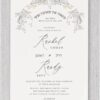 Gold Roses Arch – Jewish Wedding Invitation is a perfect blend of modernity and tradition. The invitation features beautifully hand-drawn leaves and roses adorning this wedding invitation. The text “I am my beloved and my beloved is mine” is arch designed in Hebrew, showcasing the essence of a Jewish wedding. The unique gold roses arch effect used in the design adds a touch of artistic flair, giving the invitation a refreshing and contemporary feel. The layout of the invitation is modern and clean, making it easy to read and understand all the important details of your special day. With this invitation, you can invite your guests to your wedding in style, and let them know that they are in for a beautiful and unforgettable celebration.