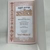 Make your celebration shine with this unique and striking Artscroll Interlinear Family Zemiros! The cover was published on this large and white shimmer cover. This large bencher with large modern print is very easy to read and its remarkable design will be memorable forever. The Complete Birkas Hamazon, also known as Benching, is a beautifully designed book that includes an interlinear English translation of the Hebrew text. This means that as you read the Hebrew text, you’ll see the English translation right under it, making it easy to understand and follow. Our benchers serve as a special souvenir party favor for memorable Jewish celebrations such as weddings, bar and bat mitzvahs and more. Your guests will keep it forever! Pages: 103, Dimensions: 5 X 8 inches Nusach Ashkenazi only נוסח אשכנזי