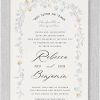 Embark on an enchanting journey with our Luxurious Chuppah Roses - Jewish Wedding Invitation, showcasing an extraordinary Jewish Chuppah design. Immerse yourself in the opulence of meticulously arranged hydrangea roses in radiant gold, forming a mesmerizing union complemented by a cascade of leaves. The exquisite script, delicately presenting the timeless phrase 'I have found the one whom my soul loves,' effortlessly intertwines Hebrew and English, imbuing each word with profound sentiment. The names of the bride and groom, presented with exquisite detail in both languages, elevate this invitation to the zenith of style and sophistication.