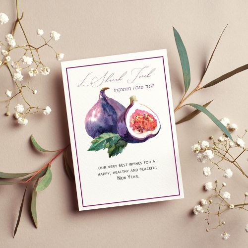 Rosh Hashanah Greeting Cards | A Fruitful Wishes