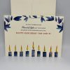 Immerse yourself in the joyful spirit of Hanukkah with our bulk Hanukkah cards. Our hanukkah cards pack includes beautifully designed A7-sized cards (5″ x 7″ flat card) that offer ample space for Hanukkah cards personalized. This pack includes 5 cards and 5 matching envelopes. Each card offers ample space for writing and signing, making it easy to convey your message. When you send our cards, your friends will immediately notice the difference. Crafted from high-quality paper and featuring exquisite printing, these are anything but generic greeting cards.