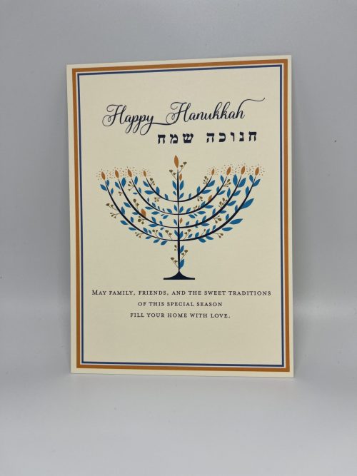 Immerse yourself in the joyful spirit of Hanukkah with our bulk Hanukkah cards. Our hanukkah cards pack includes beautifully designed A7-sized cards (5″ x 7″ flat card) that offer ample space for Hanukkah cards personalized. This pack includes 5 cards and 5 matching envelopes. Each card offers ample space for writing and signing, making it easy to convey your message. When you send our cards, your friends will immediately notice the difference. Crafted from high-quality paper and featuring exquisite printing, these are anything but generic greeting cards.