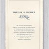 Crafted on exquisite feather-textured cardstock, this elegant wedding invitation features a beautifully embossed frame and refined feather deckle edges, adding a touch of timeless sophistication.