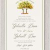 This Etz Chaim (Tree of Life) Jewish Wedding invitation beautifully reflects Jewish culture. The watercolor illustration of two trees merging into one symbolizes the bride and groom coming together to build their life and home. The Tree of Life also represents the deep roots of Jewish tradition and heritage. At the top of the trees, the Pasuk ‘I have found the one whom my soul loves’ מצאתי את שאהבה נפשי in Hebrew adds a unique and meaningful touch. The couple’s names, elegantly styled in a fancy font alongside their Hebrew names, further personalize the design. Pair it with moss envelope liners for an added touch of natural beauty and charm.