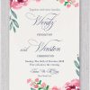 Create a romantic atmosphere with our elegant Wedding Invitation, featuring delicate watercolor roses and lush greenery leaves that beautifully frame the design. The names of the bride and groom are prominently displayed in an exquisite, fancy type, centered to capture the essence of this special occasion