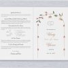 Arches of Wheat Jewish Wedding Programs Cover