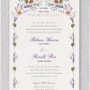 Introducing our Watercolor Wildflower Chuppah Jewish Wedding Invitation — A Beautiful Blend of Nature’s Charm and Modern Elegance. This stunning invitation features delicate watercolor wildflowers in shades of purple plum, peach, and lush greenery, weaving together a vibrant yet serene design that speaks to the beauty of love and nature. The tiny blossoms form a graceful floral arch that surrounds the invitation, symbolizing the shared journey of life and love. At its center, a beloved Hebrew verse — 
