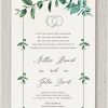 Celebrate your Evergreen Chuppah Jewish Wedding Invitation, a stunning nature inspired design perfect for couples planning an outdoor Jewish ceremony or a traditional Chuppah under the sky. This elegant Jewish wedding invitation features watercolor greenery in soft, layered tones, forming a graceful arch that represents the Chuppah, a symbol of the home the couple will build together. Designed to echo the natural canopy used in Jewish weddings, the arch is rich in meaning, representing unity, protection, and Divine presence (Shechinah). At the center, the romantic Hebrew verse from Shir HaShirim (Song of Songs): “Ani L’dodi V’dodi Li” in Hebrew and in English 